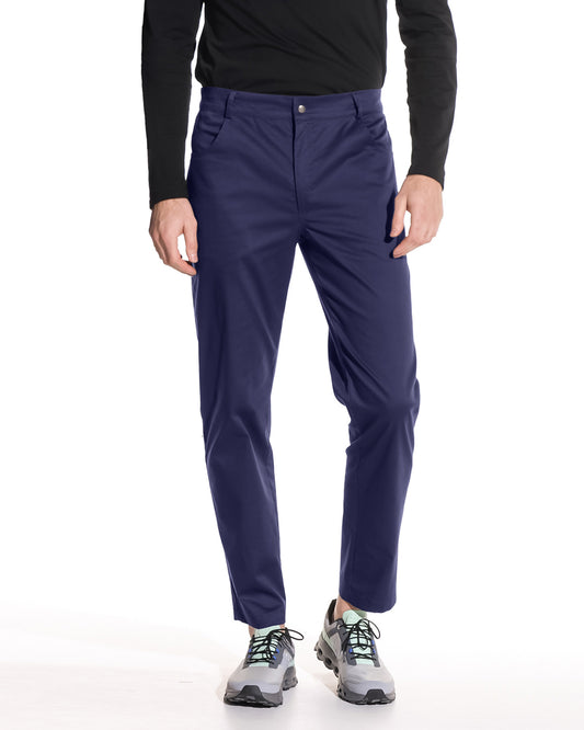 Pantaloni medicali JEANS navy barbati