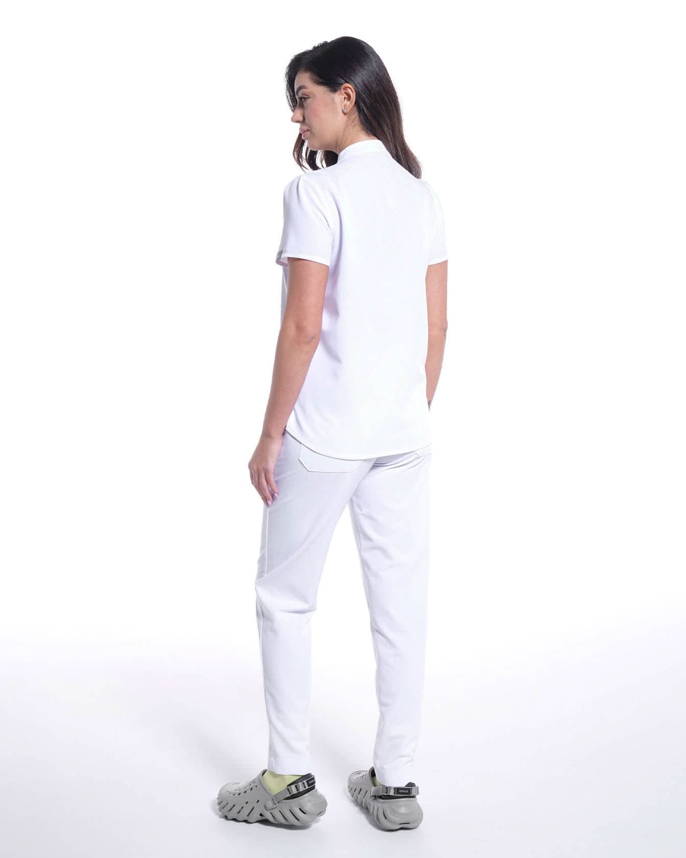 Bluza medicala FRIDA alba - 1zero1.ro