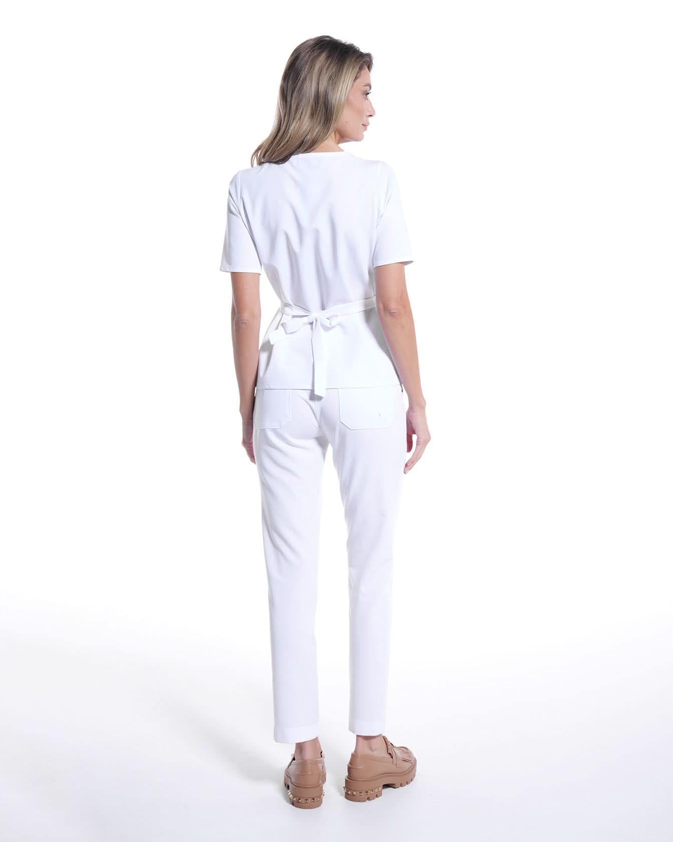 Bluza medicala THALYA alba - 1zero1.ro