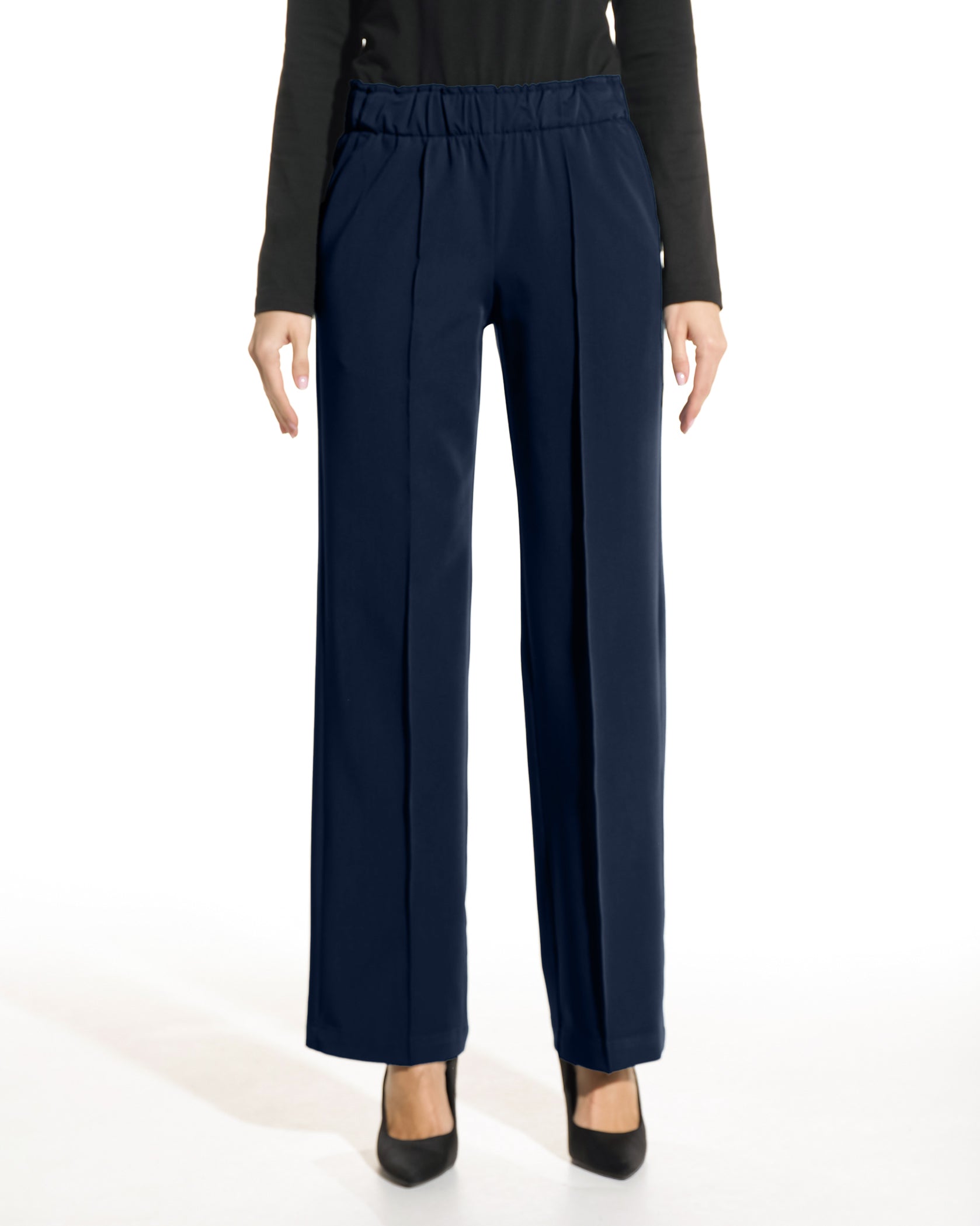 PALAZZO Navy Scrub Pants - Image 4