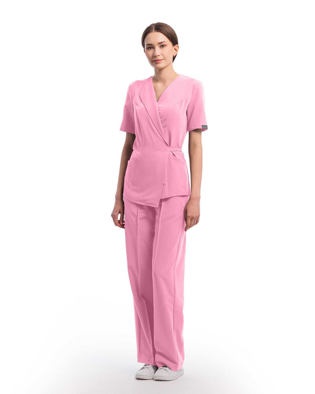 PALAZZO pantaloni medicali rose dust