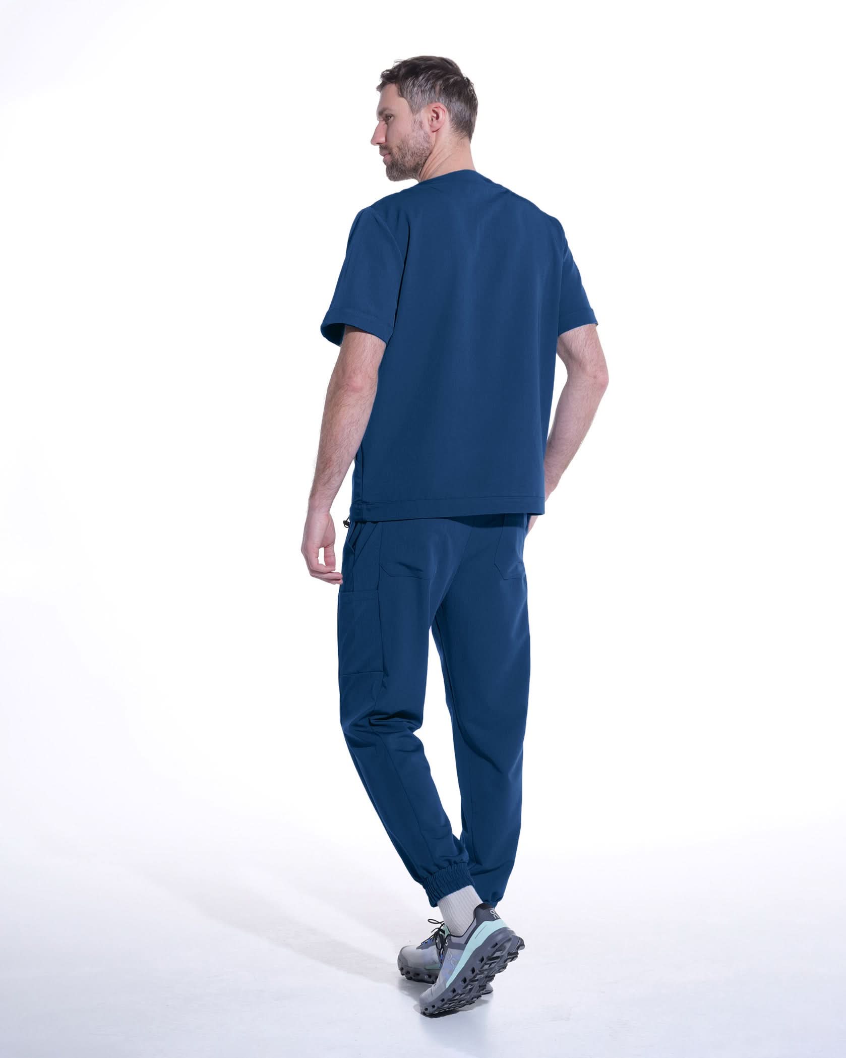 Pantaloni medicali barbati UTILITY royal blue - 1zero1.ro