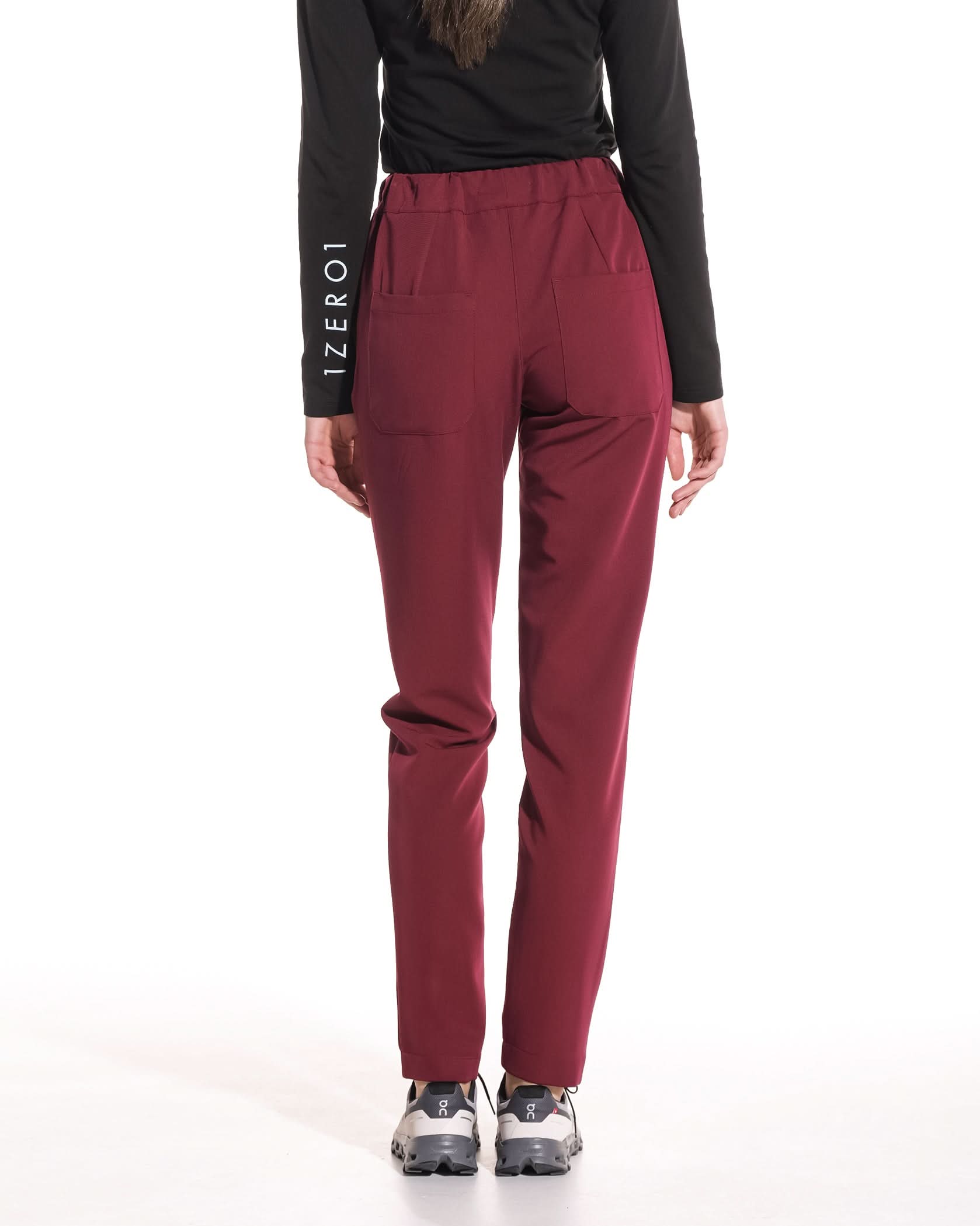 Pantaloni medicali NORMA bordo - 1zero1.ro