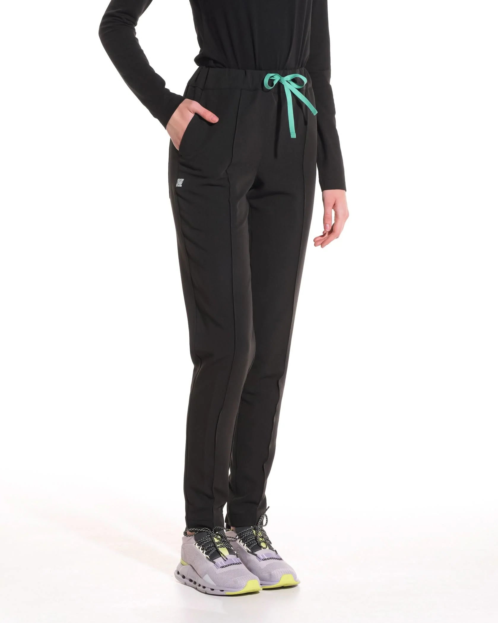 Costum medical CLASIC Negru - Image 3