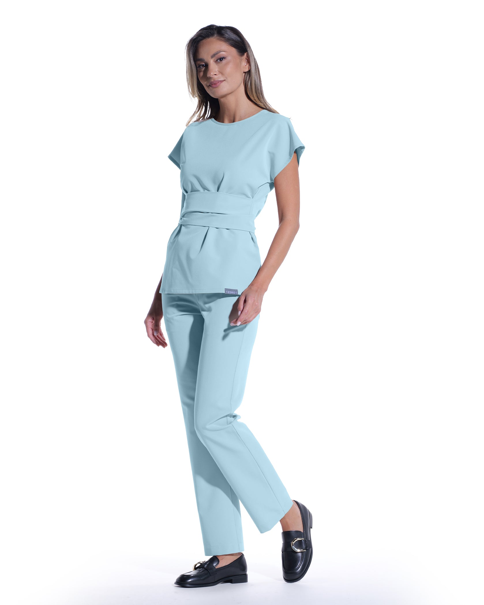 LINEA Blau Arzthose - Vorderansicht