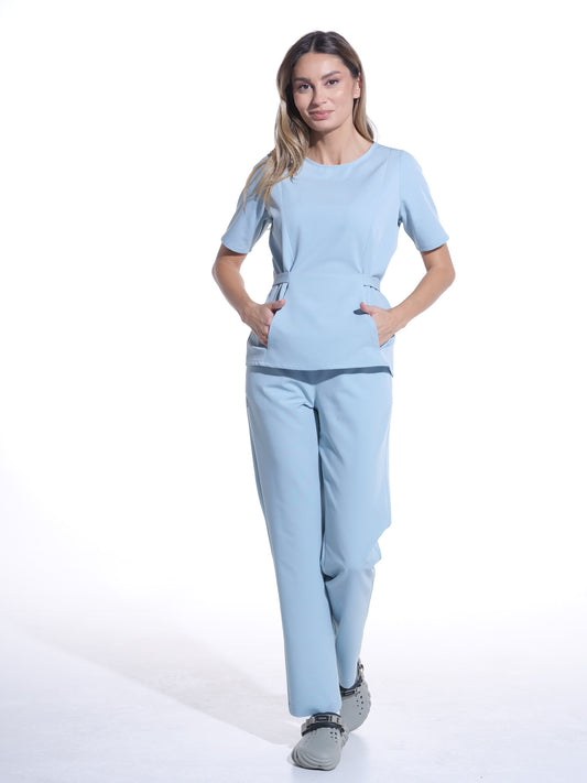 Pantaloni medicali drepti LINEA blue