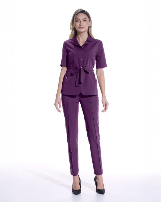 NOVUM plum trousers