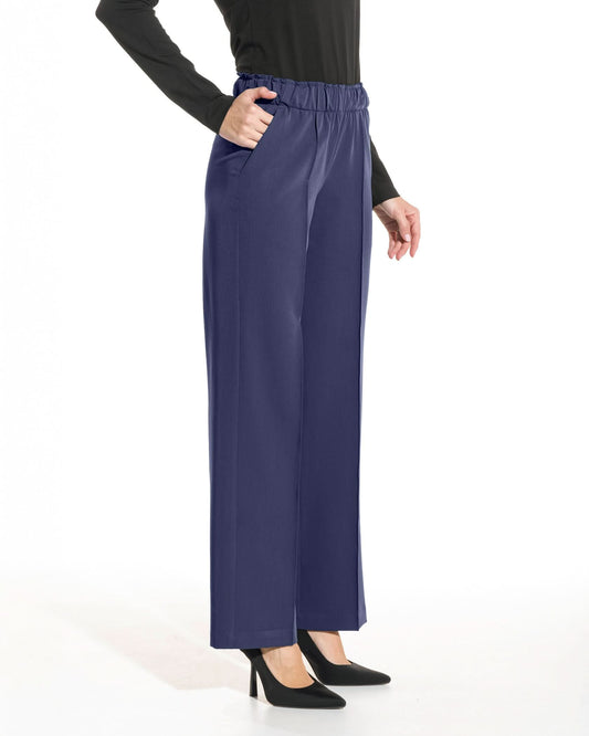 PALAZZO navy trousers