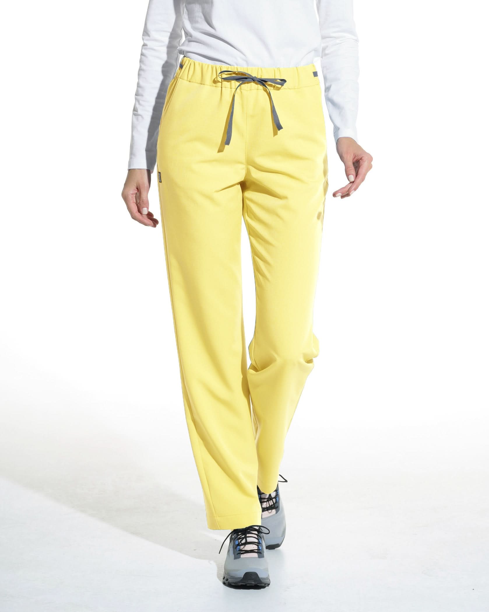 Pantaloni medicali drepti LINEA lemon - 1zero1.ro