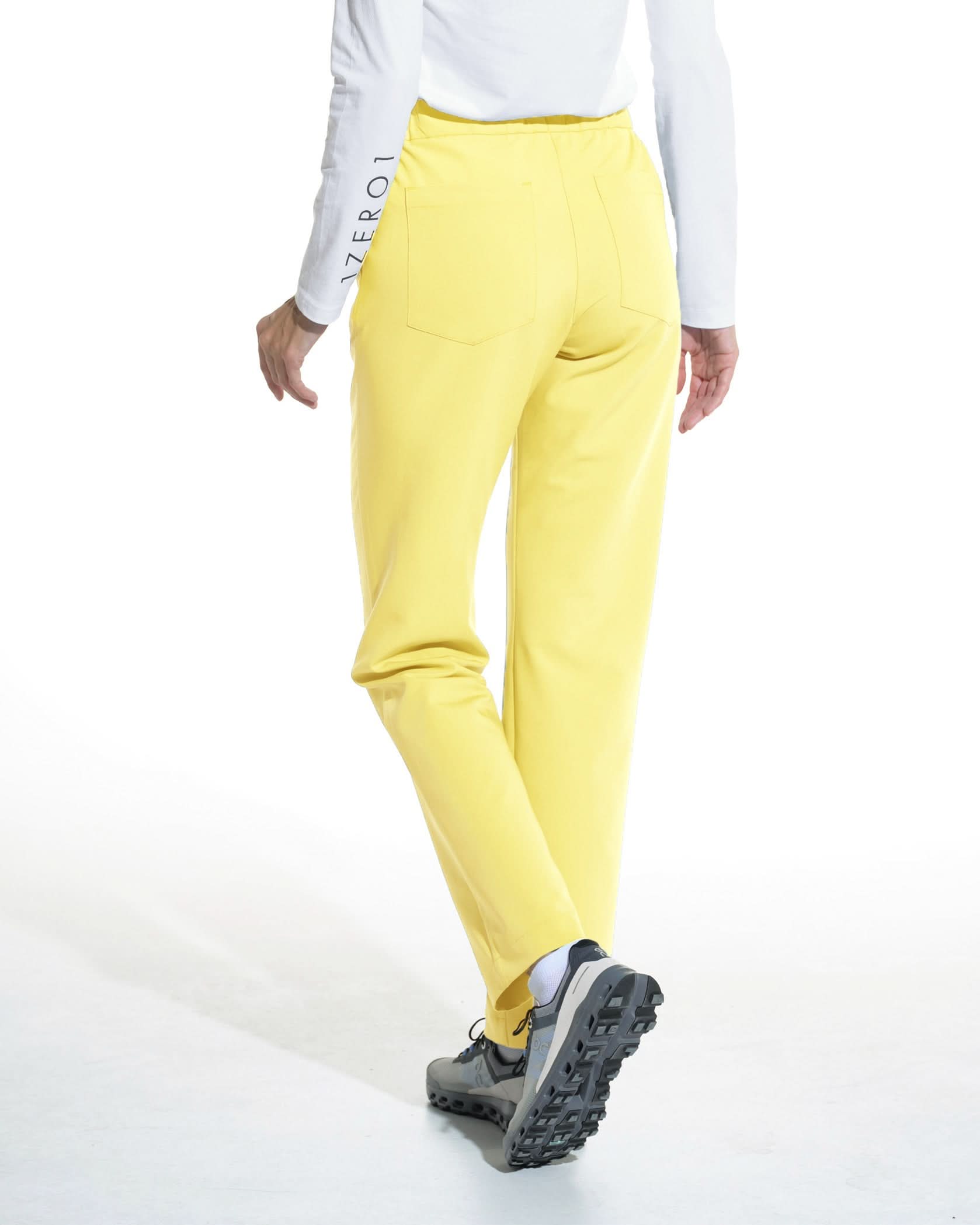 Pantaloni medicali drepti LINEA lemon - 1zero1.ro