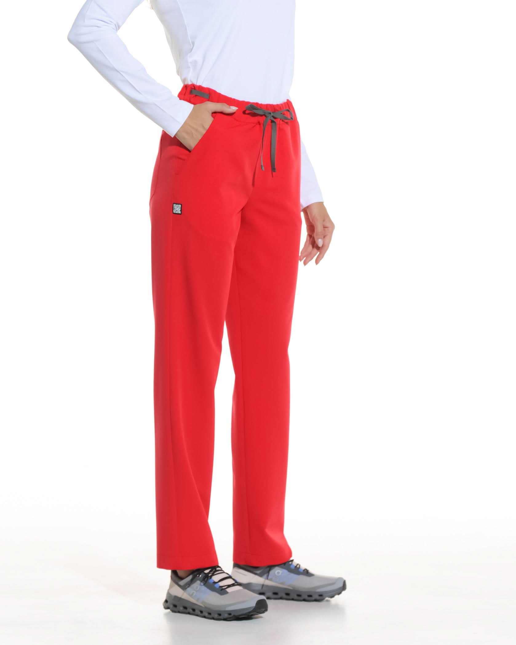 LINEA Red Scrub Pants - Image 4