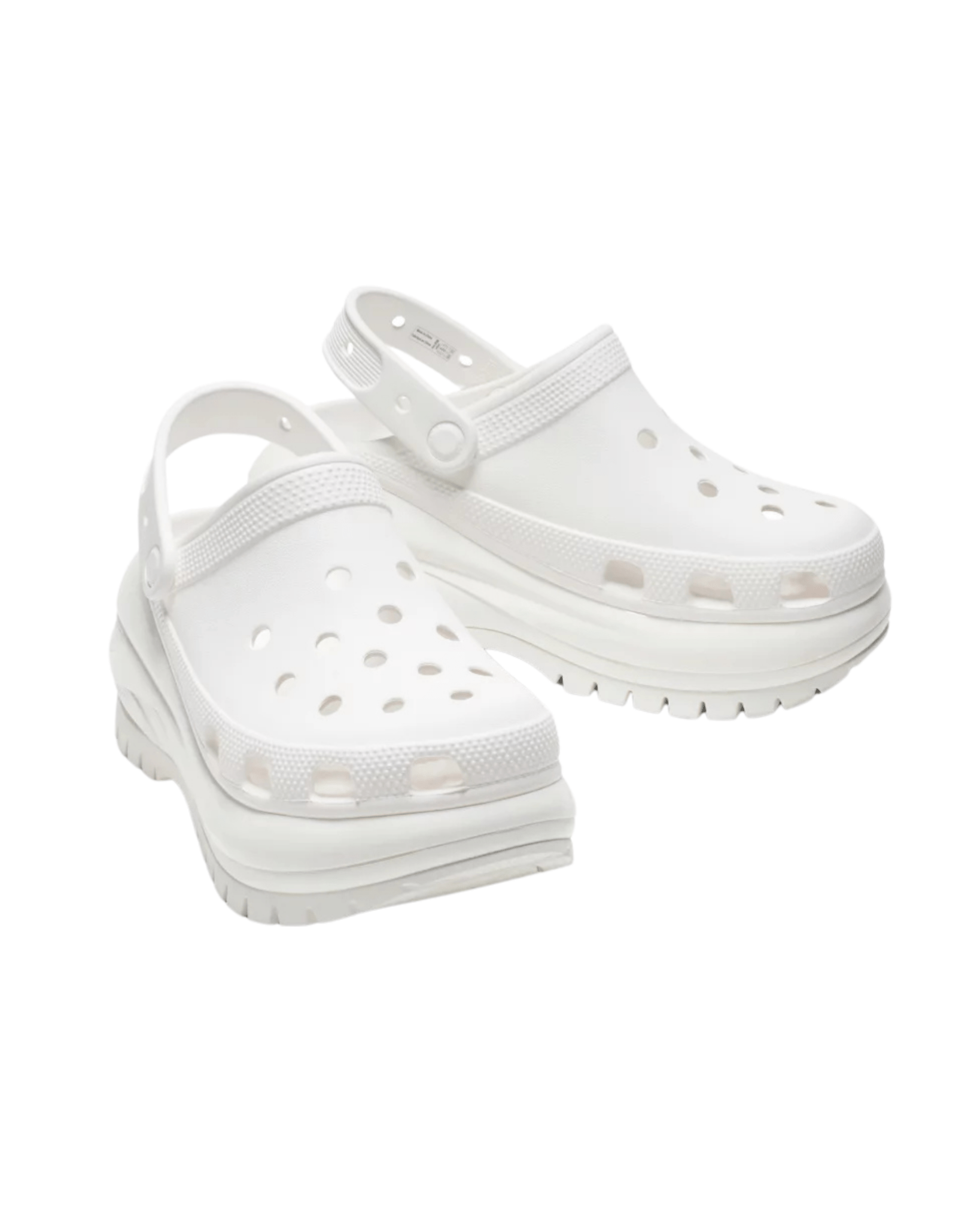 Saboti CROCS CLASSIC MEGA CRUSH White - 1zero1.ro
