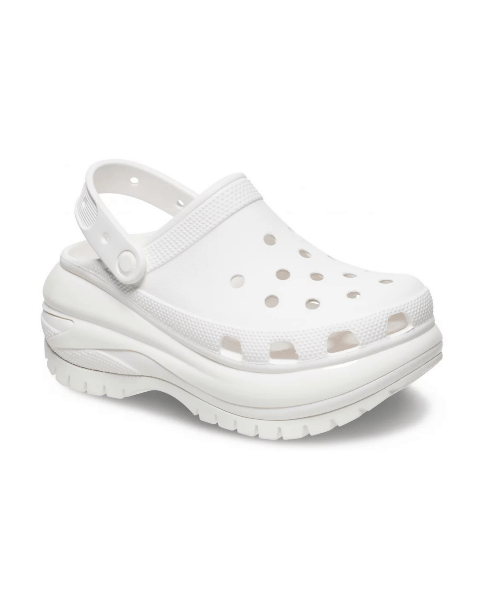 Saboti CROCS CLASSIC MEGA CRUSH White - 1zero1.ro