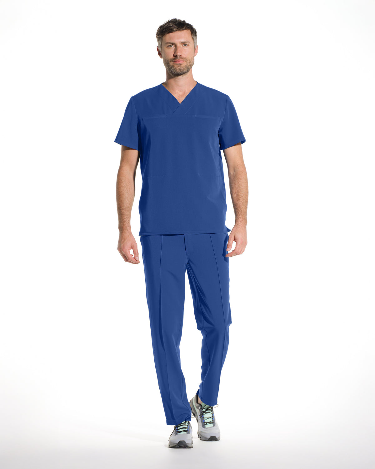 Pantaloni medicali barbati NORM royal blue